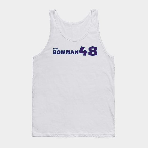 Alex Bowman '23 Tank Top by SteamboatJoe